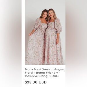 Pretty bump friendly dress